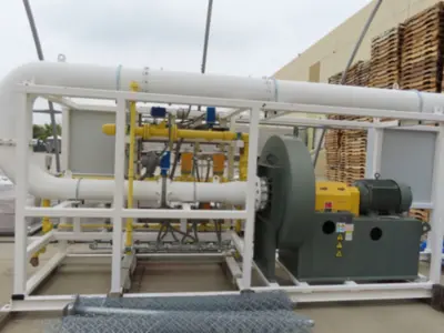 7 MM BTUH Maxon, CSTM Heater, 600°F, 50 INWC pressure, Natural Gas, 7000 SCFH