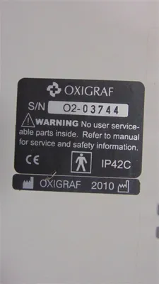 Oxigraf O2iM Oxygen Deficiency Analyzer Control Unit Used