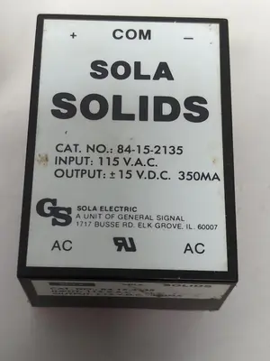 New | in-Stock SOLA 84-15-2135 Miscellaneous Equipment (Electrical & Power) Ohio US | Surplus Asset Holdings #1239805
