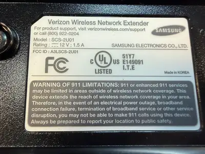 Samsung SCS2U01 Network Extender for Verizon Wireless – Black (2.4.1)