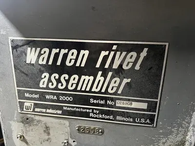 USED 1988 WARREN WRA-2000