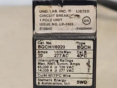 USED SIEMENS BQCH120