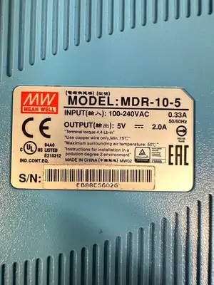 Mean Well MDR-10-5 5V/2.A Power Supply (7.3.4)