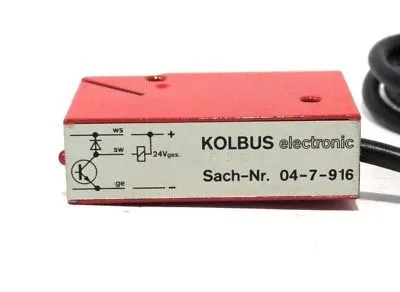 NEW LEUZE 04-7-916 PHOTO ELECTRIC SENSOR 50000372 047916