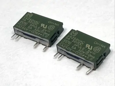 Used MATSUSHITA SLIM POWER RELAY 5VDC COIL 250VAC PCB LOT OF 2 Circuit Breakers | Maverick Industrial Sales #1099059