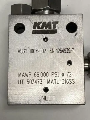 Used KMT 10079002 Pump & Valve Parts Ohio US | Surplus Asset Holdings #1243342