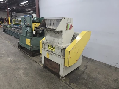 12" x 29.5" Nelmor Granulator, G12295M1, Dual 10 HP AC Motors