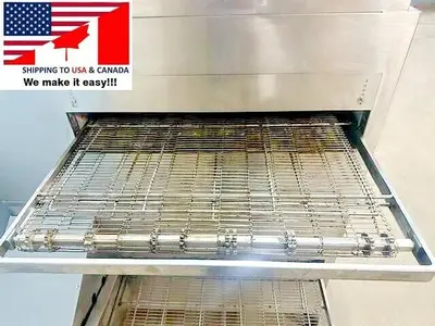 LINCOLN IMPINGER 1450 & 1200, DOUBLE STACKED NAT GAS, 32"W CONVEYOR PIZZA OVEN -