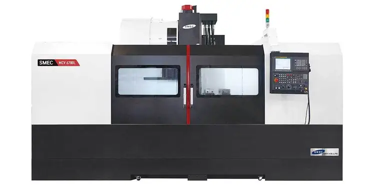 New | Build-to-Order SMEC MCV6700L Vertical Machining Centers Kansas US | Kansas-Oklahoma Machine Tools #1323086