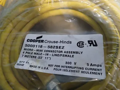 New | in-Stock COOPER CROUSEHINDS _UNKNOWN_ Cable & Wire Ohio US | HGR 24 #901126