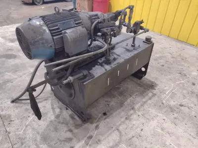 15 HP FABRILINE HYDRAULIC PUMP POWER UNIT: STOCK #23660