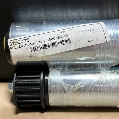 LOT OF 2 NEW Stainless Conveyor Roller W/ Sprocket L=600 Z=20 3800/Q8 + WARRANTY
