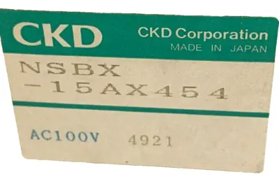 NEW CKD CORP. NSBX-15AX454 CYLINDER VALVE NSBX15AX454