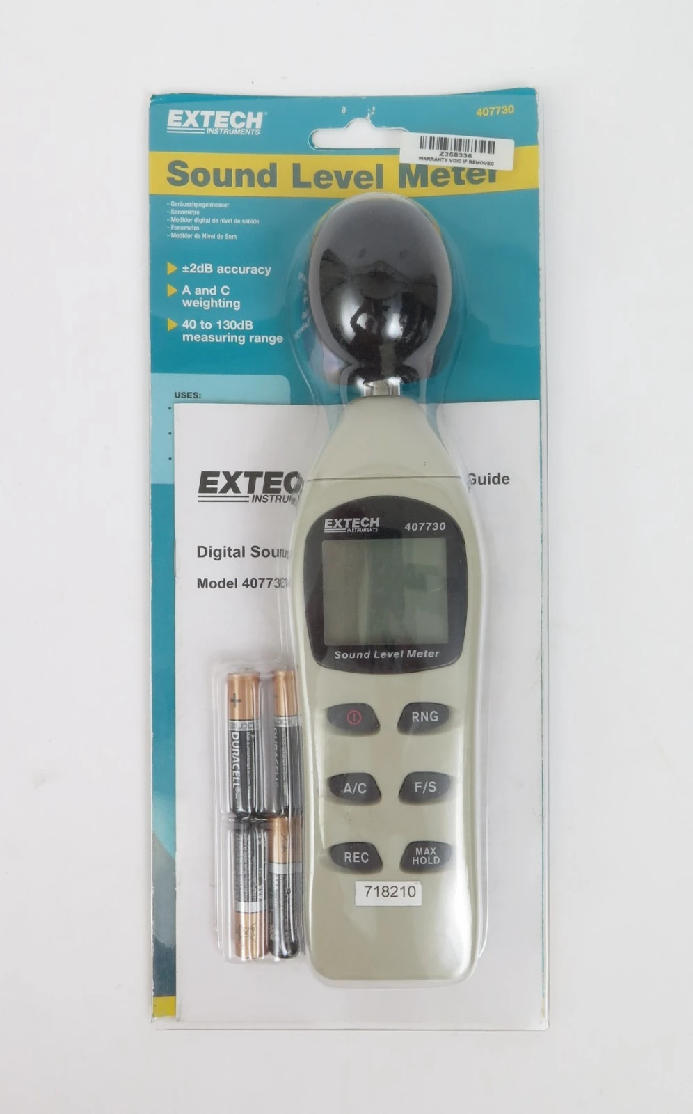 Used Extech Sound Level Meter Meters - Misc California US | ANACAPA EQUIPMENT BROKERS, INC #1232944
