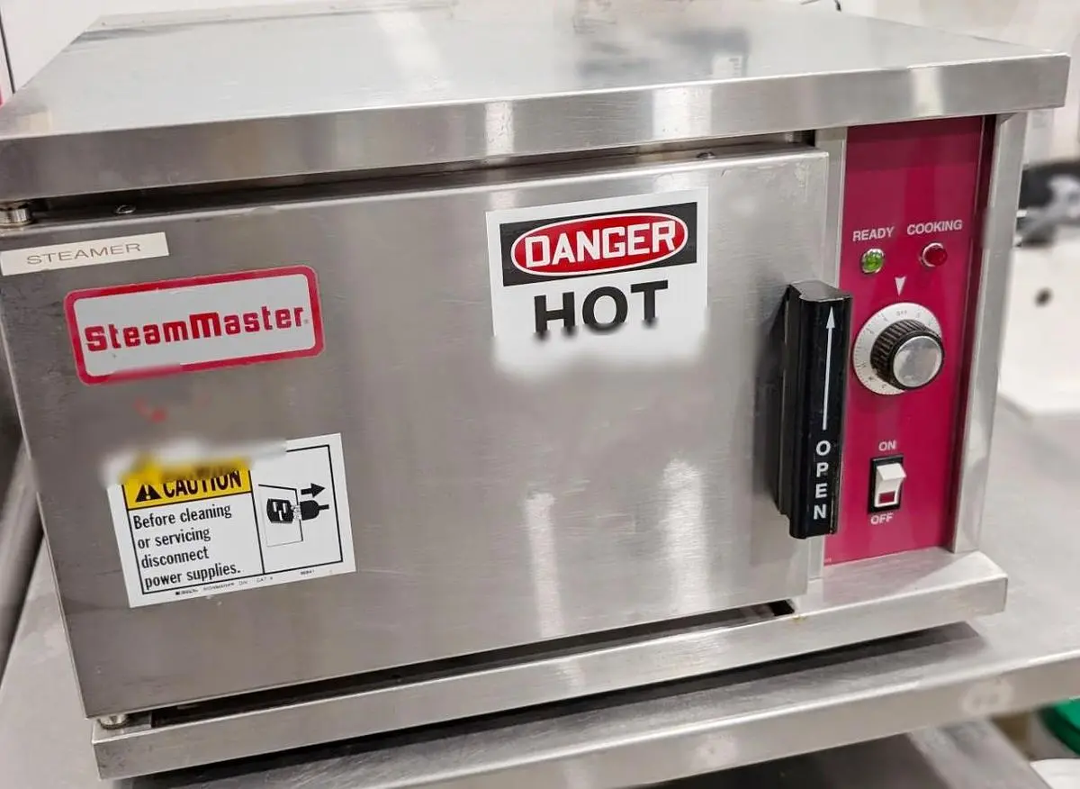 USED ESCAN COUNTER TOP STEAMER