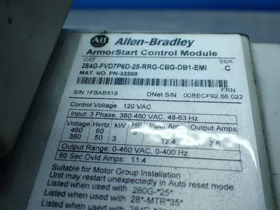 USED ALLENBRADLEY 280GFN25RG