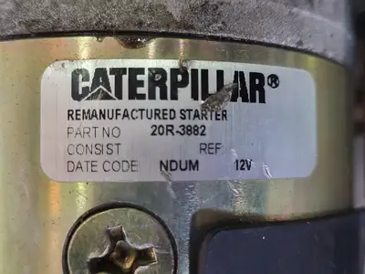 Reman 12 Volt Electric Starter Motor 20R-3882