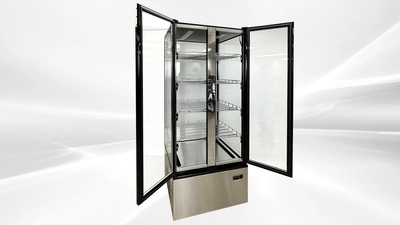 171-0266 4 Sided Glass Self Contained Bakery Display Cooler