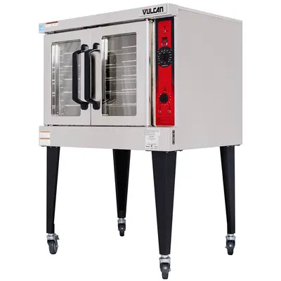 Vulcan VC4GC Single Full Size Natural Gas Convection Oven - 50,000 BTU