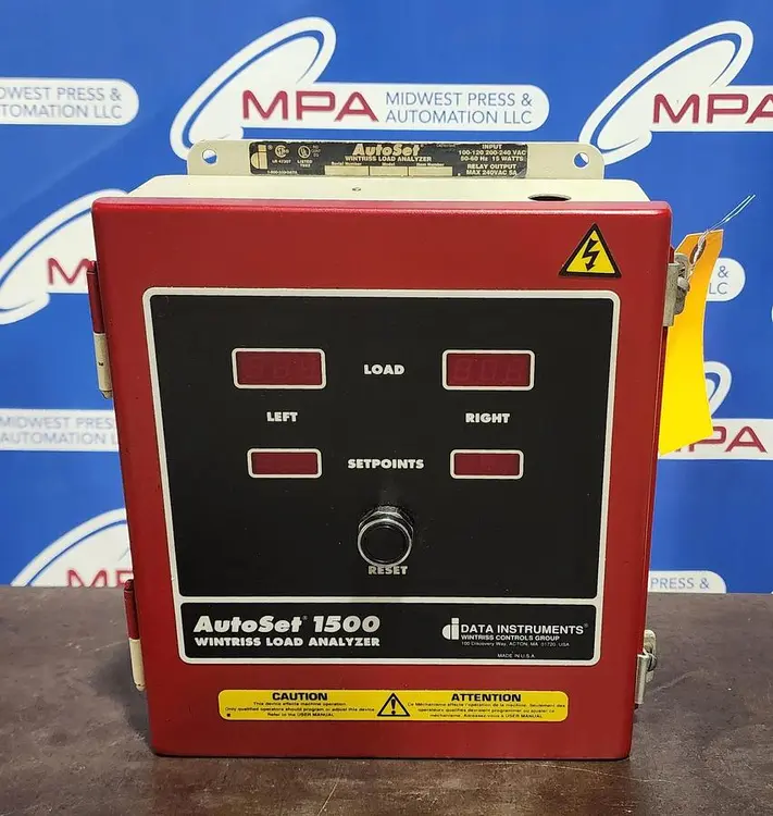 Used WINTRISS 9641701 Electrical Controls Michigan US | Midwest Press and Automation #914339
