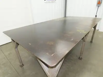 5/16" Top Steel Fabrication Welding Layout Table Work Bench 96"x48"x34"