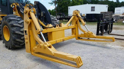 Wicker WPIF Pipe Fork Attachment for John Deere 544K