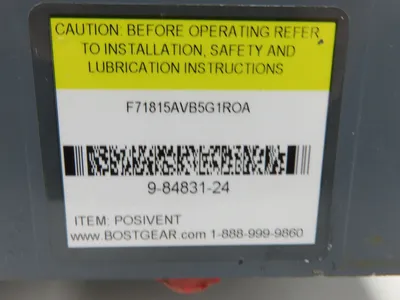 Boston Gear F71815AVB561R0A Gearmotor 15:1 Reducer 116rpm 1/2Hp 230/460V LH 56C