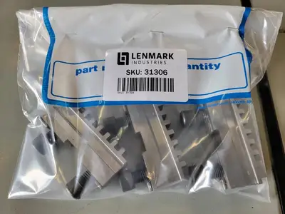 Lathe Chuck Top Jaws 3-3/4" x 2-1/4" x 1" (Set of 3)