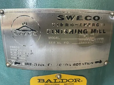 SWECO FM-1.2C VIBRATORY FINISHERS | Wheeler Machinery Sales (6)