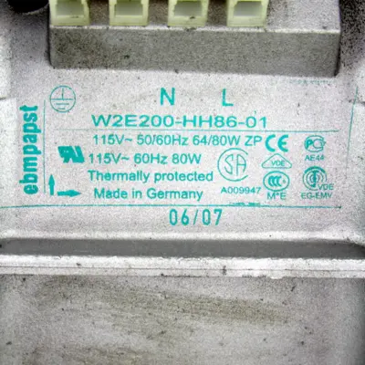 USED EBM-PAPST W2E200-HH86-01