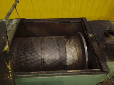 20" DIAMETER JENSEN MODEL #8452 (WASH, RINSE & DRY) CONTINUOUS ROTARY DRUM PARTS WASHER: YOBRO #25068
