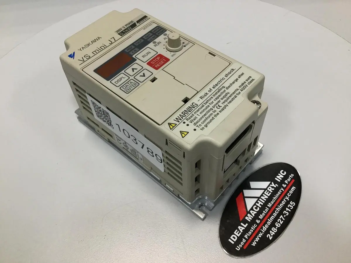 Used YASKAWA CIMR-J7AA20P1 Variable Speed Drives Michigan US | Ideal Machinery #1317033