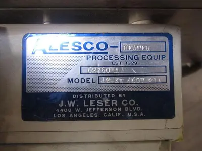 USED ALESCO 12KW-460V-21A