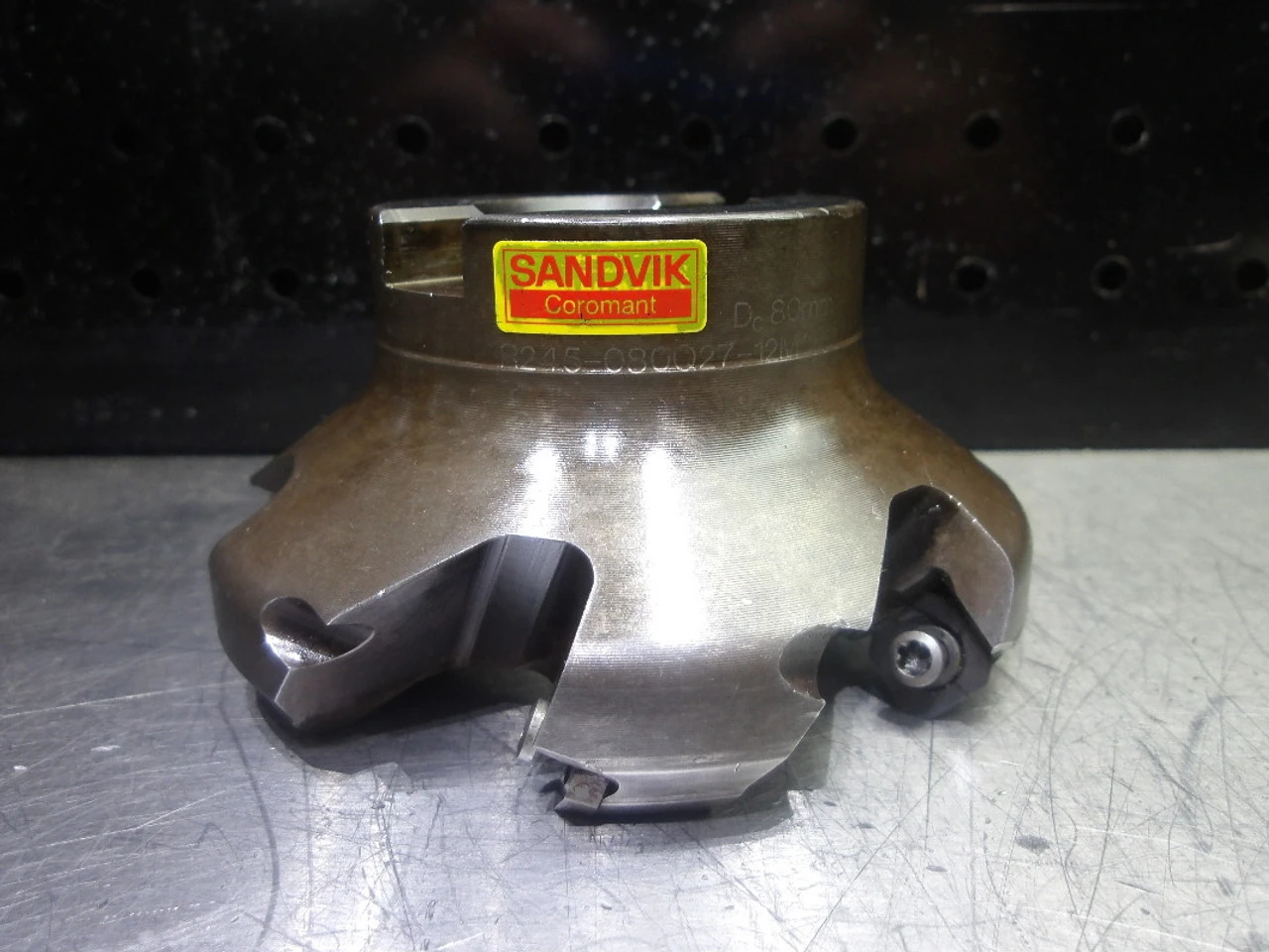 Sandvik 80mm Indexable facemill 27mm Arbor R245-080Q27-12M (LOC2711A)