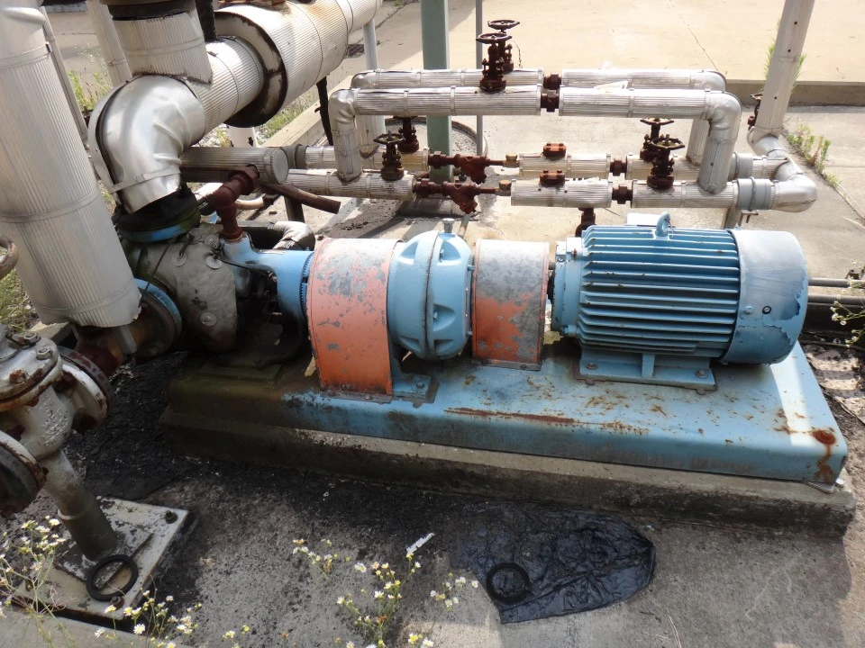 Viking LS224A Jacketed Pump, Motor, Gear Reducer & Base