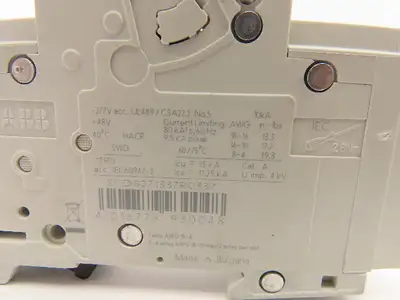 ABB E212323 Circuit Breaker 1 Pole 4A Lot of 6