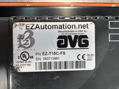 EZAutomation EZTouch Plus 15" TouchPanel HMI EZ-T15C-Fs (2D-03)