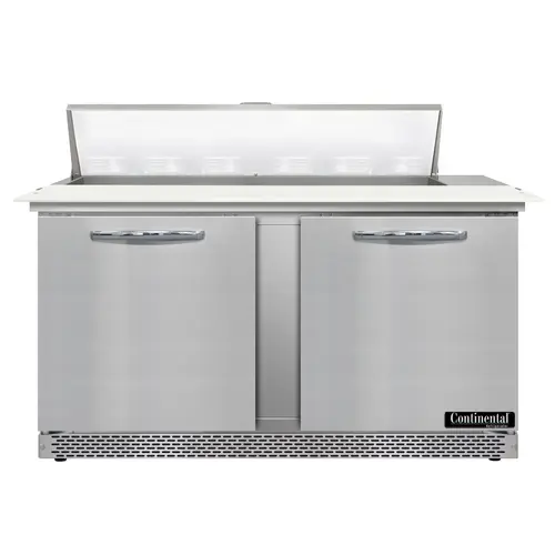 Continental D60N12C-FB 60" Designer Line Sandwich/salad Prep Table W/ Refrigerated Base, 115v