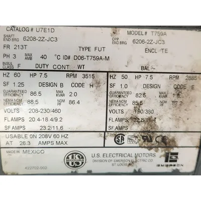 USED NEW YORK BLOWER ACF