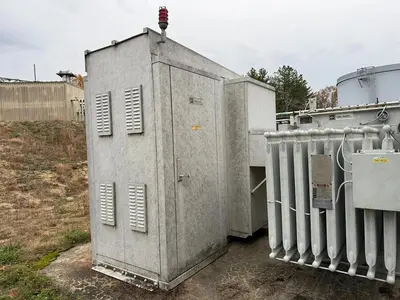CUTLER HAMMER 2500 kVA HV 13.8kV–600Y/346V Substation Transformer W/ Switchgear