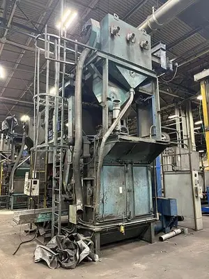 USED WHEELABRATOR 14 SUPER II TUMBLE BLAST FINISHING MACHINE (SALE PENDING)