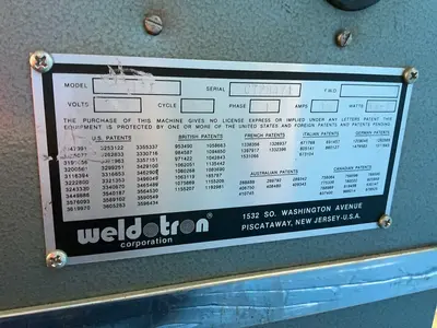 Used WELDOTRON 712I Miscellaneous Packaging Equipment Ohio US | HGR 24 #1290230