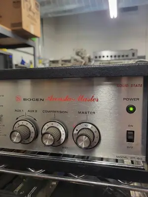 Bogen Acousta-Master CT-60 Solid State Acoustic Equalizer Amplifier