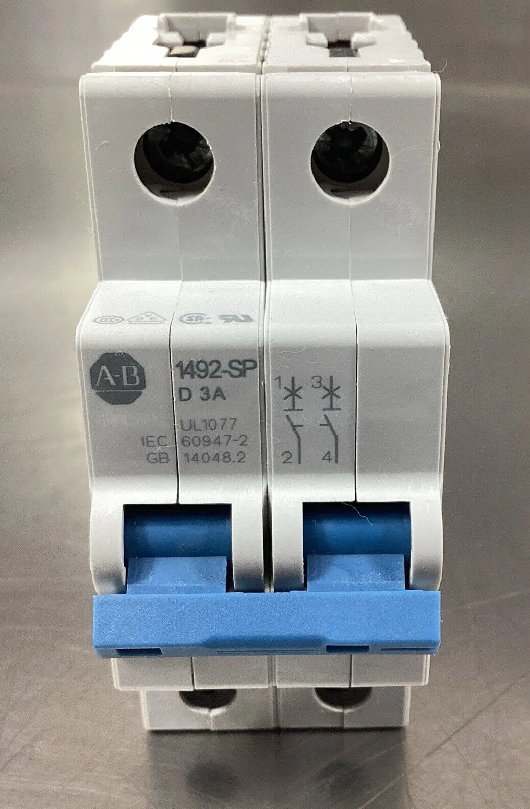 ALLEN BRADLEY 1492-SPM2D030 /D Circuit Breaker 3A 2 Pole 4C-34