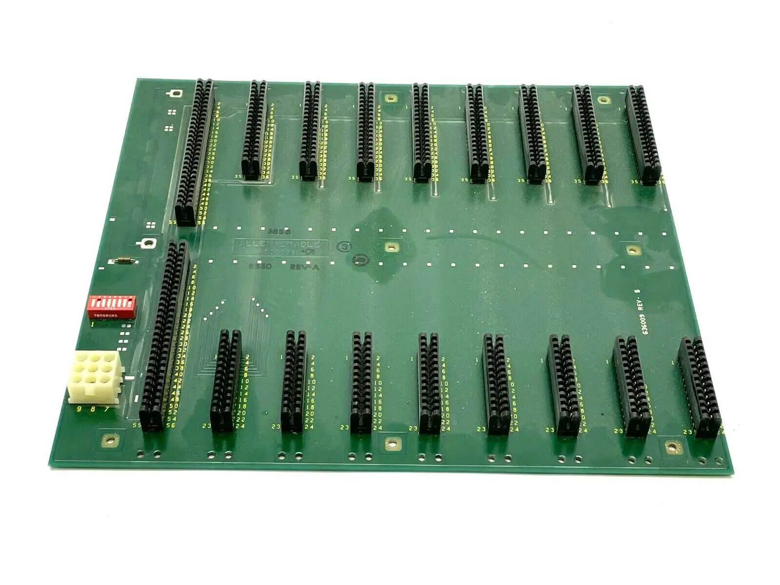 636009-01 | Allen Bradley  Rev. A I/O Chassis Circuit Board - Used