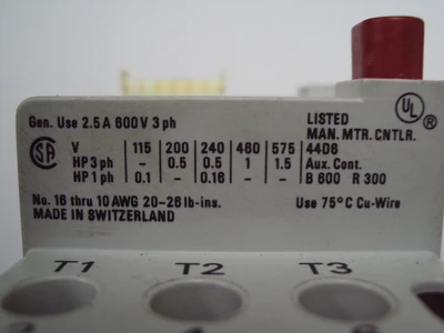 KTA3-25 Sprecher + Schuh Motor Circuit Control Protector KTA 3-25