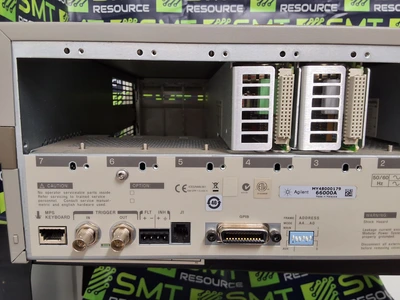 AGILENT 66000A MPS MAINFRAME WITH (2) 66101A AND (2) 66102A MODULES