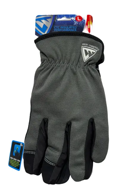West Chester Winter Gloves CTC Insulated Performance Touch Screen Size Large