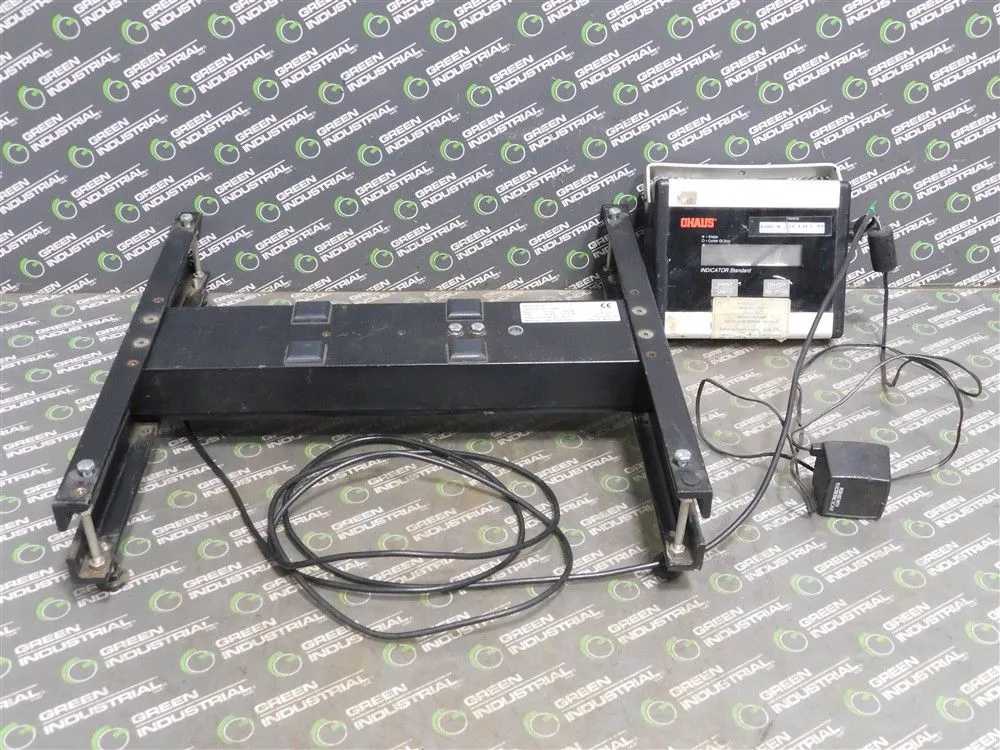 OHAUS I5S & B50P Floor Scale 0.05 - 100 lb 0.02-50 kg -10°/+40°C Used
