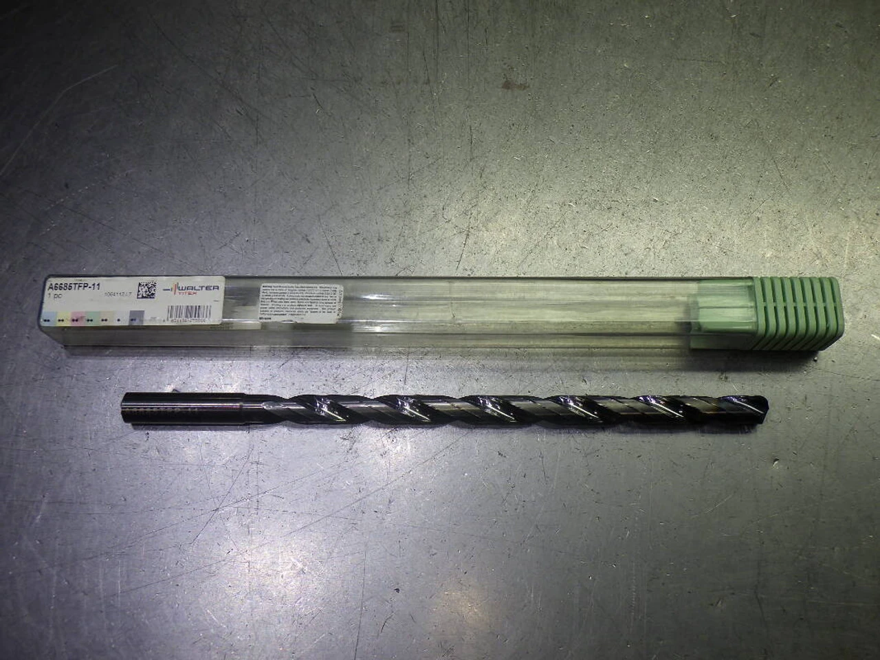 Walter 11mm Coolant Thru 16xD Carbide Drill 12mm Shank A6685TFP-11 (LOC2139A)